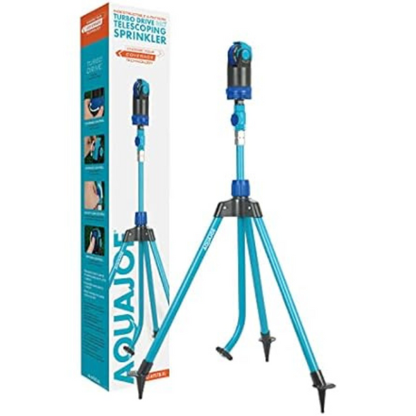 Aqua Joe Turbo Drive 360 Degree Telescoping Sprinkler & Mister