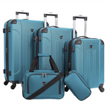 5-Piece Travelers Club Chicago Plus Expandable Hardside Luggage Set (2-Colors)
