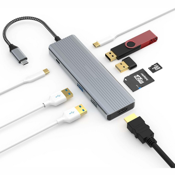 Tiergrade 9 in 1 Type C Hub Adapter