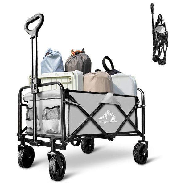 Heavy Duty Collapsible Folding Wagon Cart (4 Colors)
