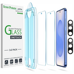 2+2 Pack Auto-Alignment OneTouch Screen & Camera Lens Protector