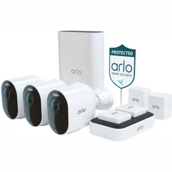 Arlo Ultra 2 Spotlight 3-Camera Wireless 4K Security System
