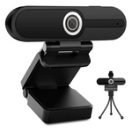 UHD 4K Webcam With Microphone, Privacy Shutter & Tripod