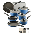24-Piece Farberware Nonstick Cookware Pots & Pans Set (2 Color Options)
