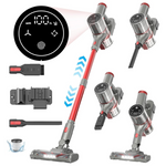 Houscly 6-In-1 Rechargeable LED Display Cordless Vacuum Cleaner