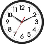 8" Modern Silent Non-Ticking Analog Wall Clock