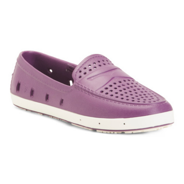 FLOAFERS London Flats (Purple/White)