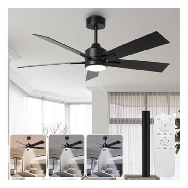 IHomeAdore 48 Inch Ceiling Fans With Lights And Remote