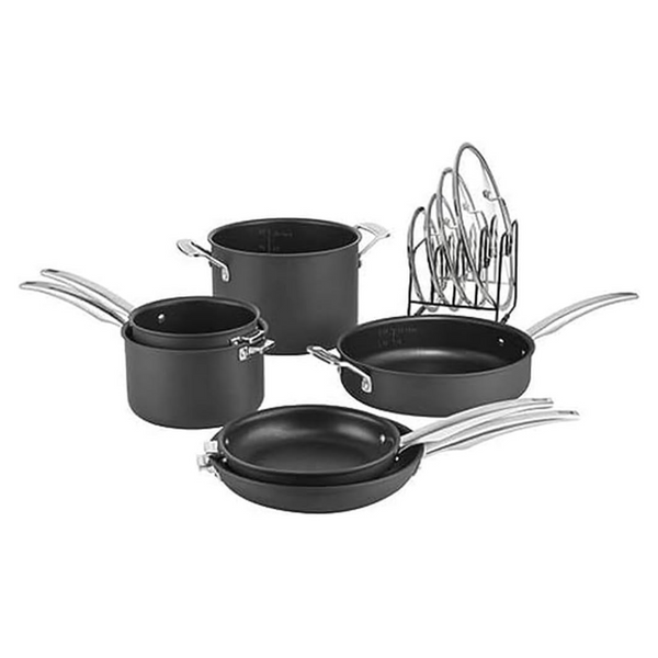 11-Piece Cuisinart N61-11 Nonstick Hard-Anodized Nesting Cookware Set