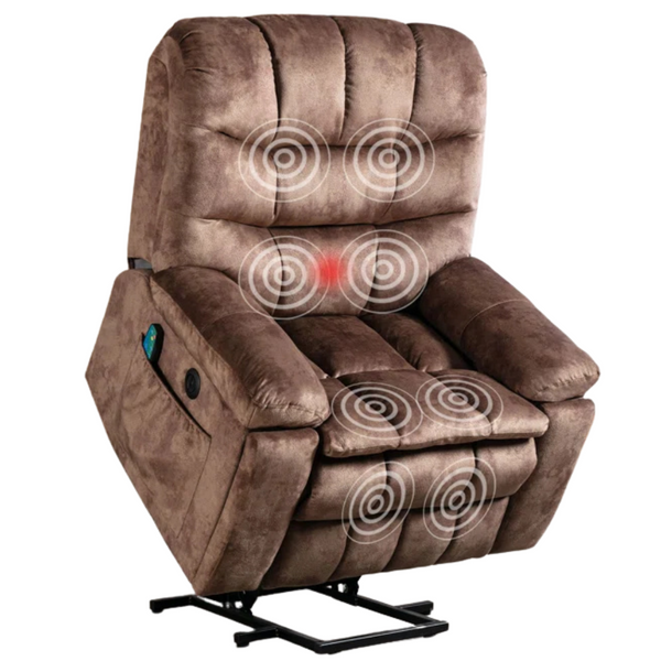 Winston Porter 39.4" Wide Super Soft And Oversize Velvet Power Lift Assist Recliner Chair