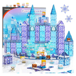 GobiDex 102 Pcs 2-In-1 Frozen Magnetic Tiles And Cubes