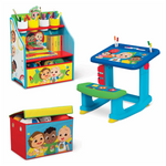 CoComelon 3-Piece Art & Play Toddler Room-In-A-Box