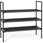 Sakugi 3-Tier Non-Woven Fabric X-Large Shoe Organizer Rack