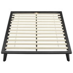 DeCoro Queen Size Metro Wood Platform Bed (Black)