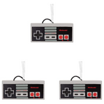 3-Pack Hallmark Nintendo Entertainment System NES Controller Christmas Ornament