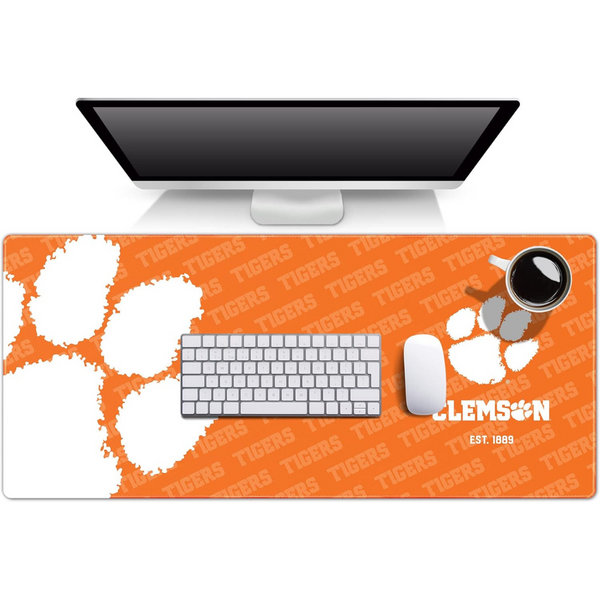 YouTheFan NCAA Clemson Tigers Logo Series Desk Pad
