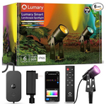 6-Pack Lumary 56Ft Waterproof Smart Low Voltage Landscape Lights
