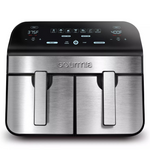 Gourmia 10-Qt. Dual Basket Digital Air Fryer W/Smart Finish & Match Cook