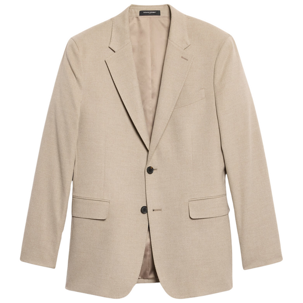 Banana Republic Factory Men's Tailored-Fit Flannel Suit Jacket