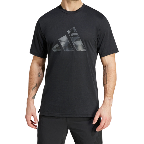 Adidas Men's Train Essentials Camo Logo Graphic T-Shirt