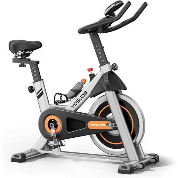 Yosuda Indoor Cycling Stationary Bike with iPad Mount & Seat Cushion