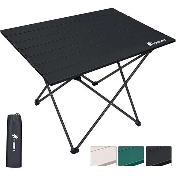 Portable Folding Camping Table with Ultralight Aluminum Tabletop