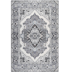 6x9 Ft Washable Large Vintage Non Slip Low Pile Carpet