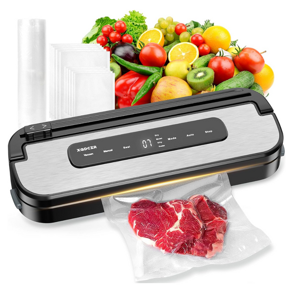 20-Piece XQDCZR 10-in-1 Food Vacuum Sealer Built In Cutter