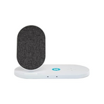 Kratos Power Dual Pad 10W Fast Wireless Charger With Fabric Stand