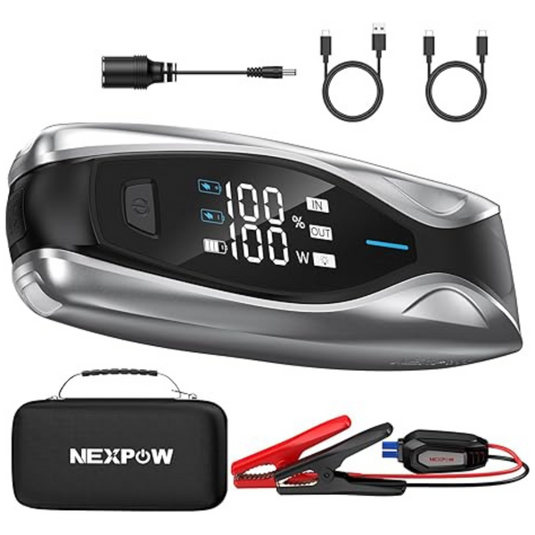 Portable Lithium 12V 3000A Peak Car Jump Starter