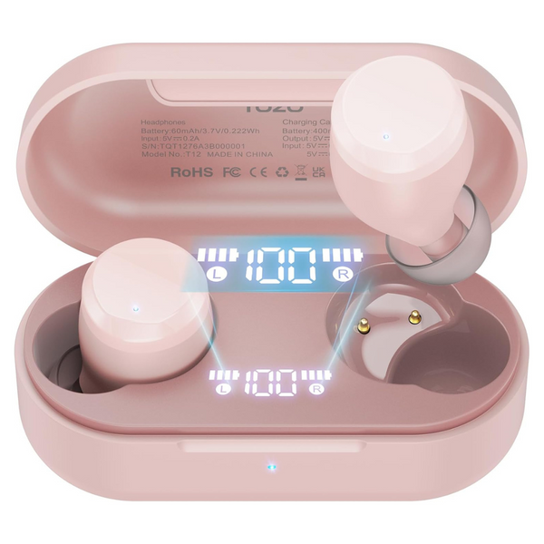 TOZO T12 Wireless Bluetooth 5.3 Earbuds (5 Colors)
