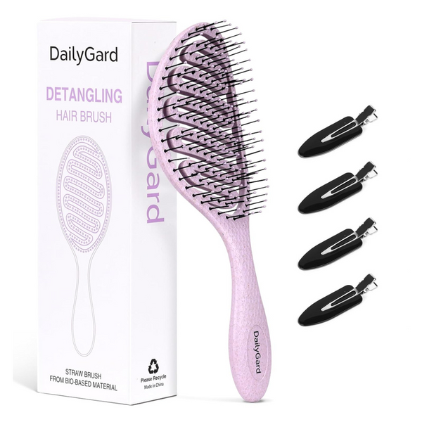 Daily Gard Dry And Wet Vented Detangling Hair Brush