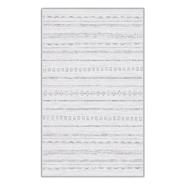 5x8 ft Modern Geometric Faux Wool Ultra Soft None Slip Floor Carpet