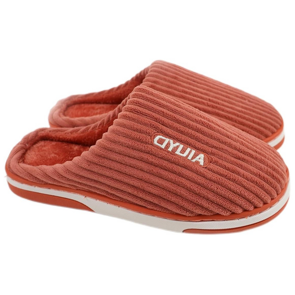 Slip On Fuzzy House Memory Foam Slippers