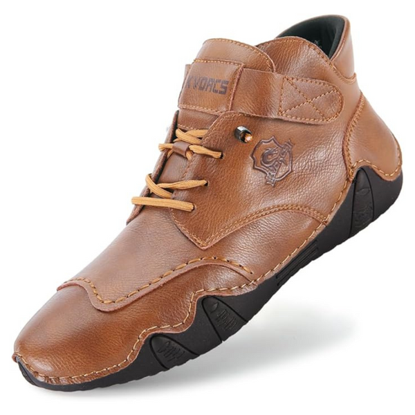 Men's Casual Leather Ankle Chukka Boots