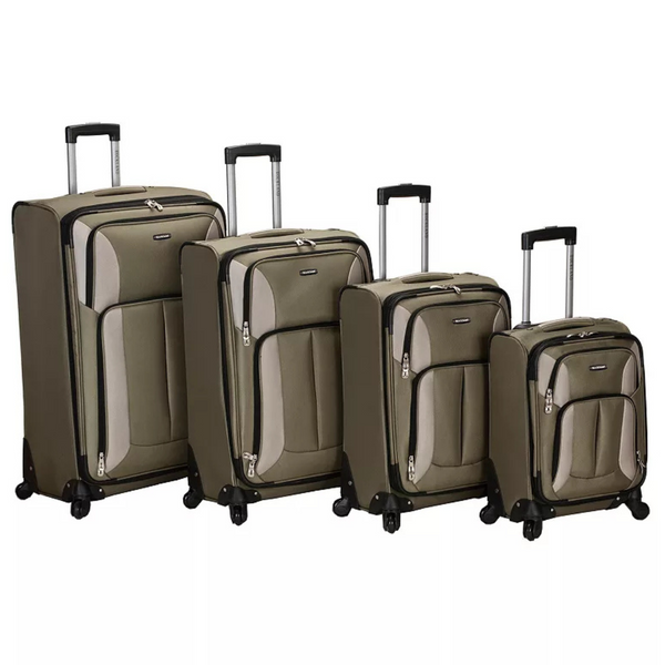 Rockland Impact 4-Piece Softside Spinner Wheel Luggage + $28 Kohls Rewards