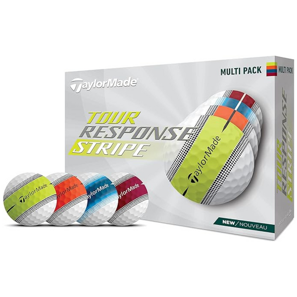 TaylorMade Golf Tour Response Stripe Ball Multi Pack Dozen (Various)