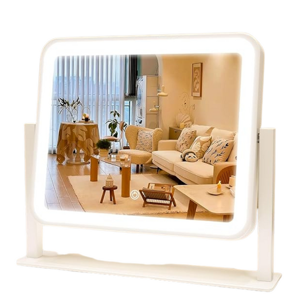 Fennio 14"x12" Makeup Vanity Mirror With 3-Color Lighting