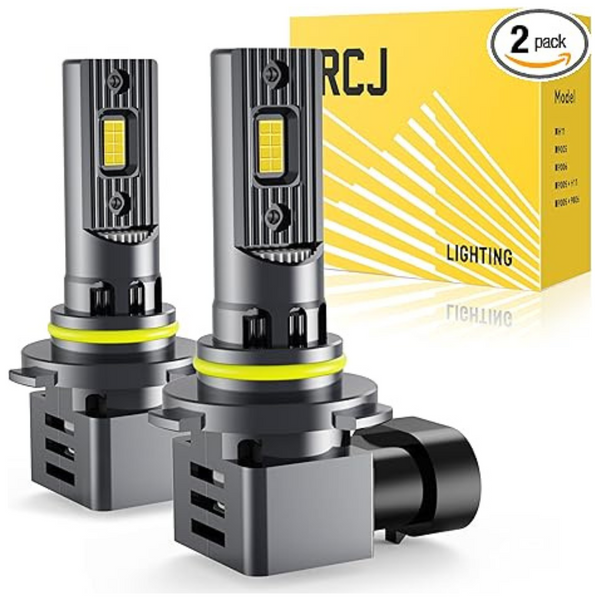 2-Pack RCJ 100W 30000LM Super Bright Bulb With Cooling Fan