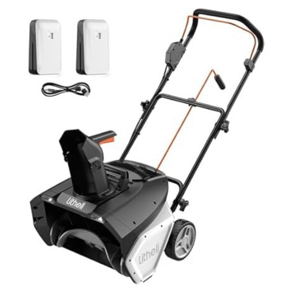 Litheli 19" 40V Battery Operated Snow Blower With LED Spotlight
