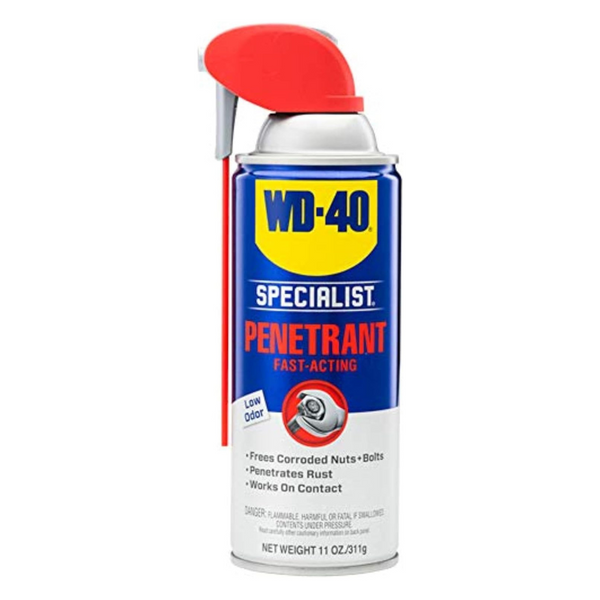 WD-40 Specialist Rust Release Penetrant Spray With Blu Torch (11 Oz)