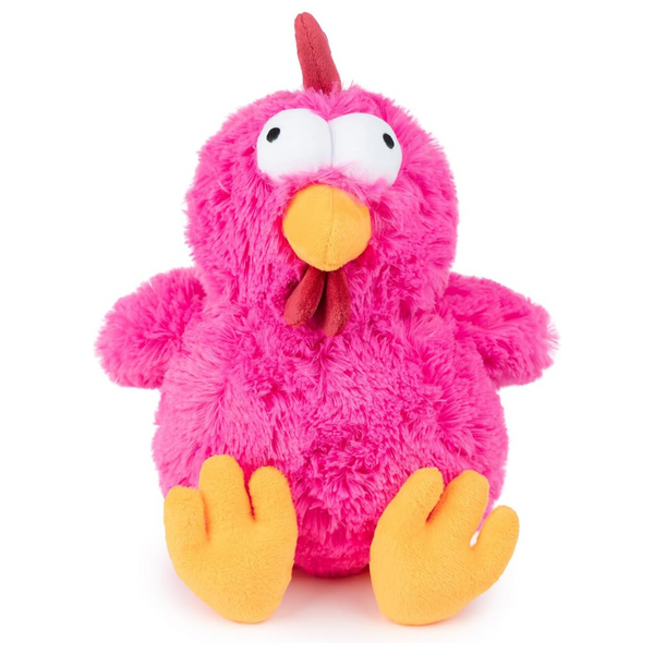 Best Pet Supplies Mrs. Cluck Interactive Squeaky Plush Toy