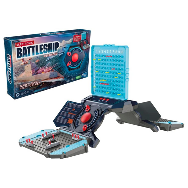Hasbro Gaming Electronic Battleship Reloaded Board Game W/ Sounds
