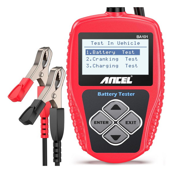 Ancel BA101 12V Digital Car Battery Tester W/ Cranking & Charging Analysis