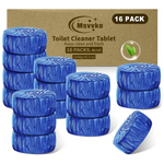 16-Pack 43 oz Blue Automatic Toilet Tank Cleaner Tablets For Deodorizing & Descaling