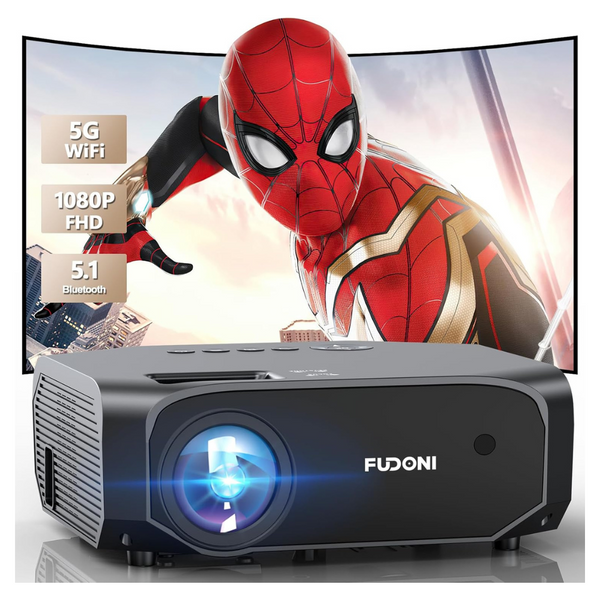 1080P 4K Support 18000L 5G WiFi Bluetooth Portable Projector