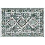 4'x6' ft Non-Slip Soft Low-Pile Machine Washable Vintage Carpet