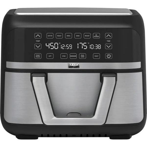 Bella PRO 9-qt. TriZone Touchscreen Air Fryer with Dual Flex Basket