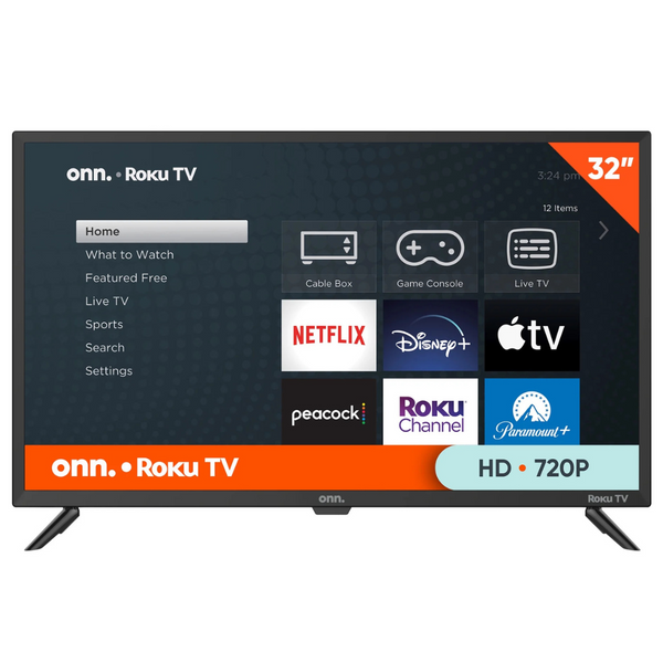 Onn. 100012589 32" 720p Smart LED Roku TV