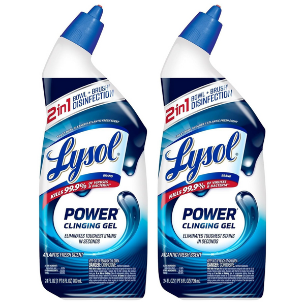 2-Pack 24-Oz Lysol Power Toilet Bowl Cleaner Clinging Gels